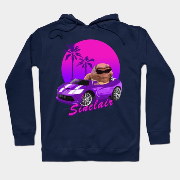 Baby Sinclair Too Cool For School Hoodie by dogeandpepe